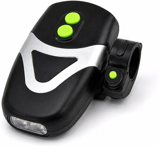 Konex Bicycle Shaped Bell Horn (120 dB) + Light (3 modes) Bell