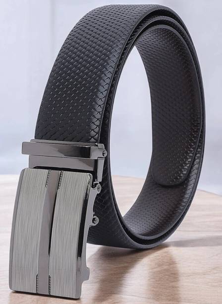 KILLER Men Casual, Evening, Formal, Party Black Artificial Leather Reversible Belt