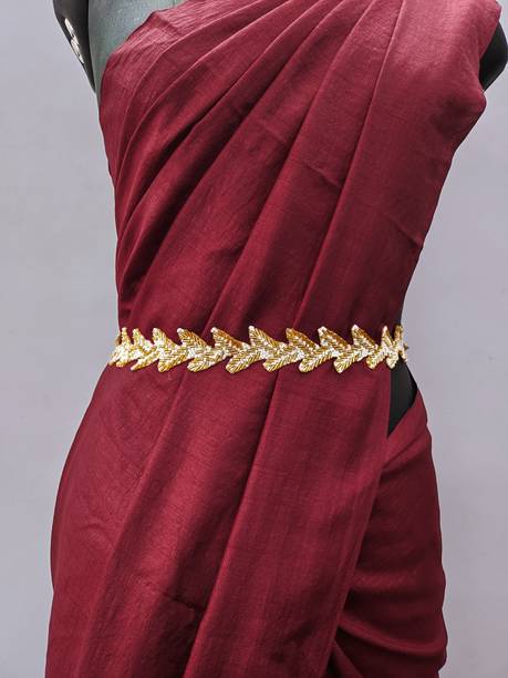 purala Women Casual Gold Fabric Belt