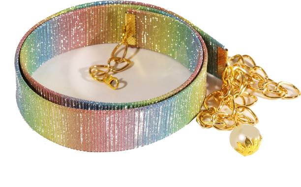 YUNO FASHION Women Casual, Evening, Party Multicolor Fabric Belt