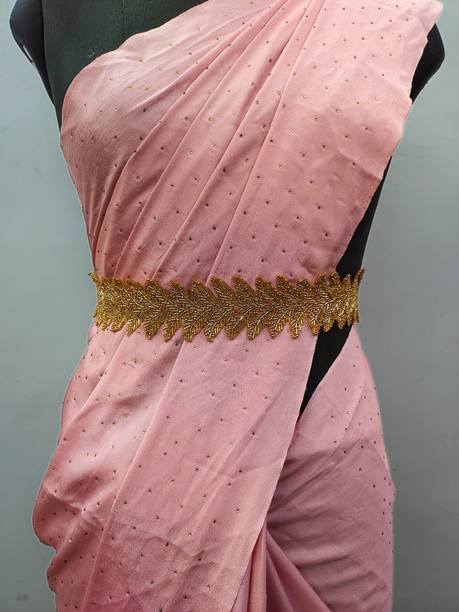 purala Women Casual Gold Fabric Belt