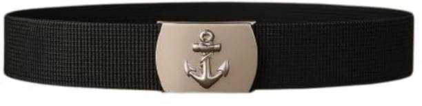 EMARINERSAPP Men & Women Formal Black Nylon Belt