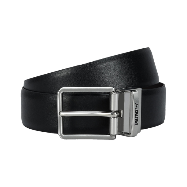 Men Casual, Formal Black Artificial Leather Reversible Belt