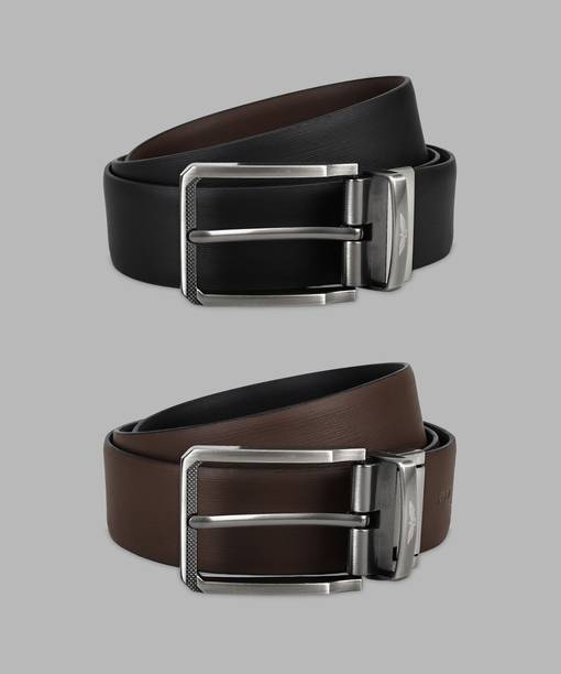 Men Multicolor Genuine Leather Belt