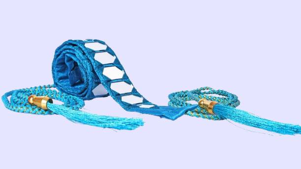 NEWSPARSH Women Blue Fabric Belt