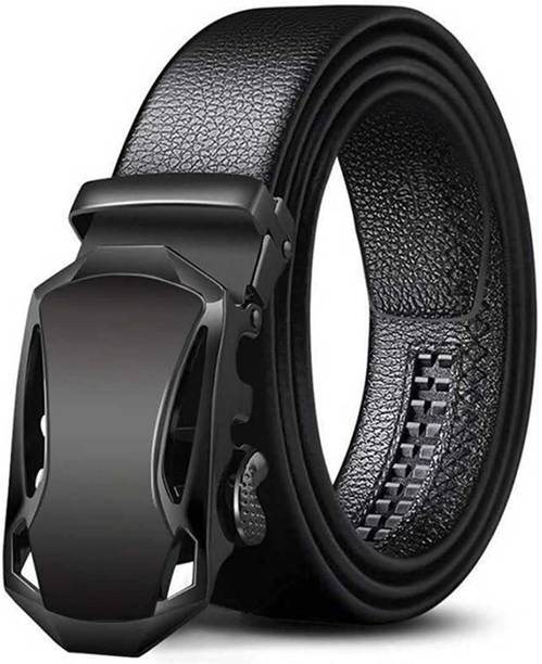 Roadster Men Black Artificial Leather, Texas Leatherite Belt