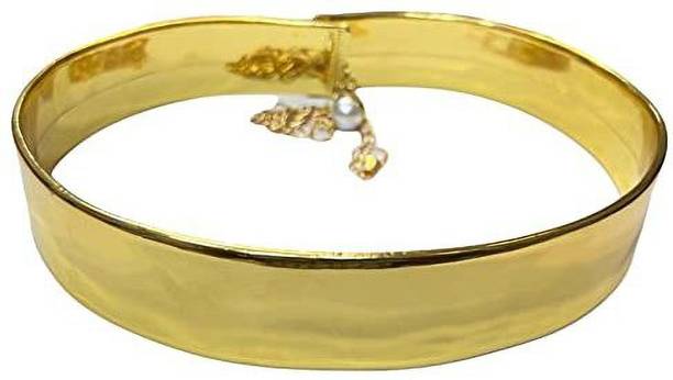 Galore Women Casual, Evening, Party Gold Synthetic Belt