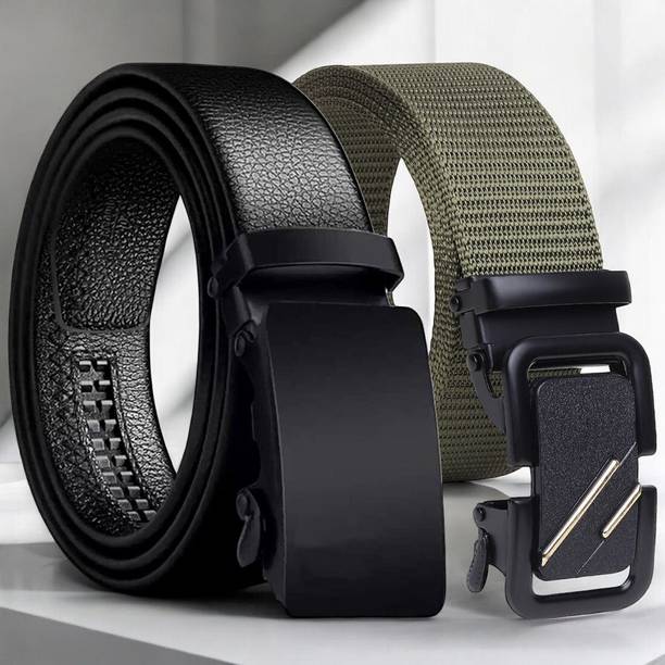 Roadster Men Casual, Formal, Evening, Party Multicolor Artificial Leather, Nylon Belt