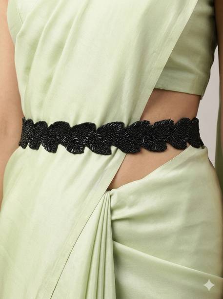 purala Women Evening, Party, Casual Black Fabric Belt
