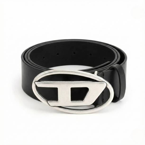 Men & Women Casual, Party, Evening, Formal Black Genuine Leather Belt