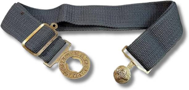 QUALITY FAB Boys & Girls Formal Grey Genuine Leather Belt