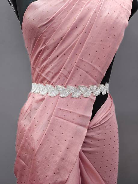 purala Women Casual White Fabric Belt