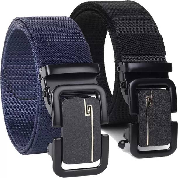 Nexbelt पुरुषों के लिए काला नायलॉन, कैनवास बेल्ट