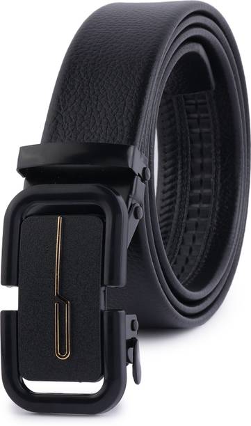 Men Casual, Formal, Party Black Texas Leatherite Belt