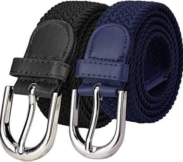 Bs production Girls Casual, Evening, Formal, Party Blue, Black Nylon Belt