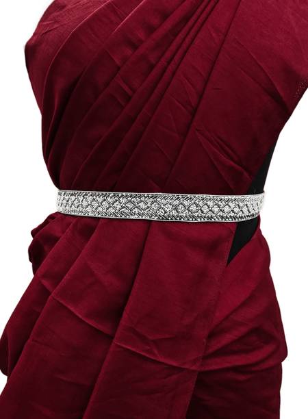 purala Women Casual Grey Fabric Belt