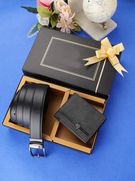 SAZARA Men Casual, Formal Black Genuine Leather Reversible Belt