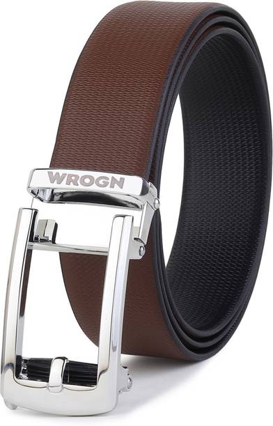 Men Formal, Casual, Party, Evening Brown, Black Genuine Leather Reversible Belt