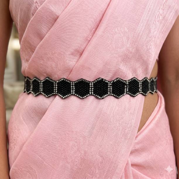 purala Women Evening, Party, Casual Black Fabric Belt