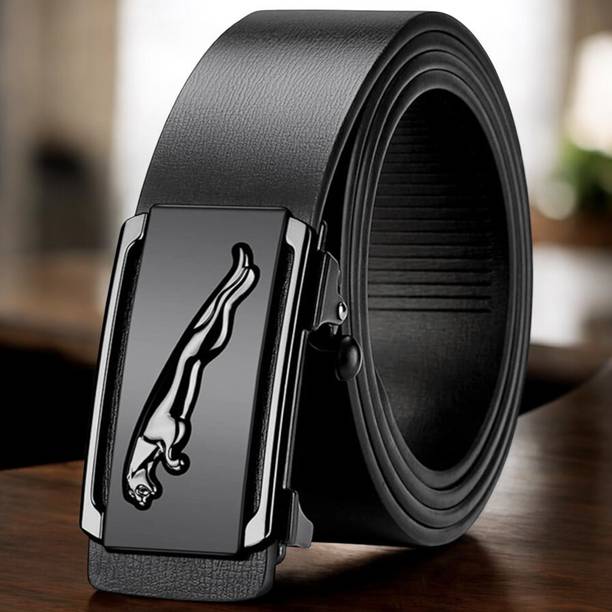 Men Casual, Formal, Party, Evening Black Artificial Leather Belt