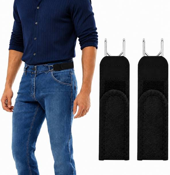ANKRI Men & Women Casual, Party, Evening Black Fabric Belt