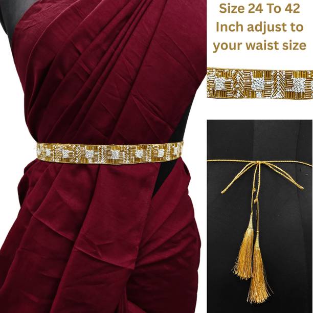purala Women Casual Yellow Fabric Belt