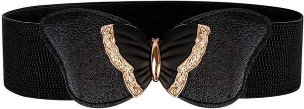 REDHORNS Women Casual, Evening, Formal, Party Black Fabric Belt