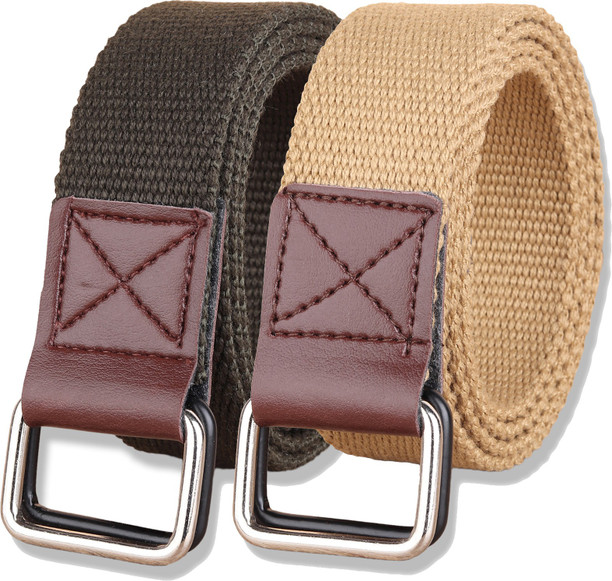 ZORO Men's Cotton Braided Elastic Belt | One Size Fits Up To 36 Inch Waist | 20 Color Options, Stretch Comfort