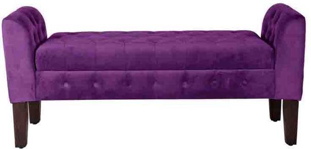 TFS Luxury Bench Settee with Storage Box For Living Room/Bedroom/Office Solid Wood 2 Seater