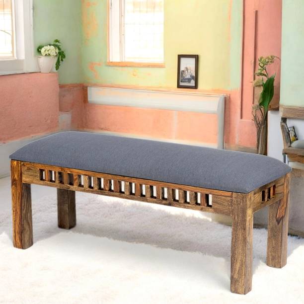 Flipkart Perfect Homes Milford Sheesham Wood Accent Solid Wood 3 Seater