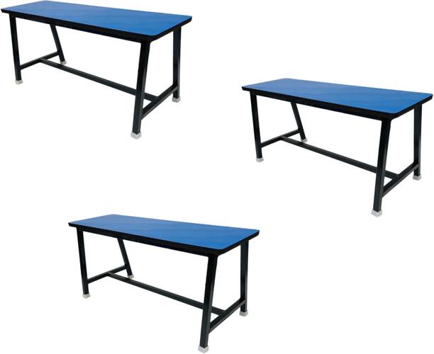 P P CHAIR Garden/Canteen/Living Room/Balcony/Indoor and Outdoor Bench 4 FT(Pack of 3PC) Metal 2 Seater