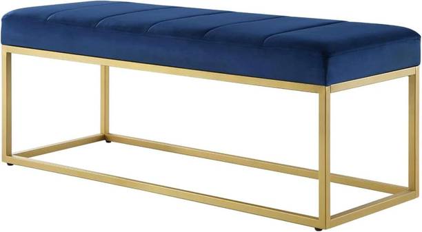 Lakecity group 2 Seater Bench Gold & Blue Metal 2 Seater