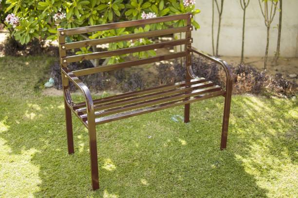 BRISHI Cast Iron Garden Bench for Indoor & Outdoor Park/Terrace/Balcony Metal 2 Seater