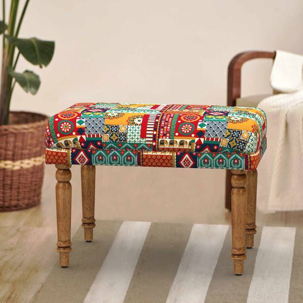 Teal By Chumbak Solid Wood 1 Seater