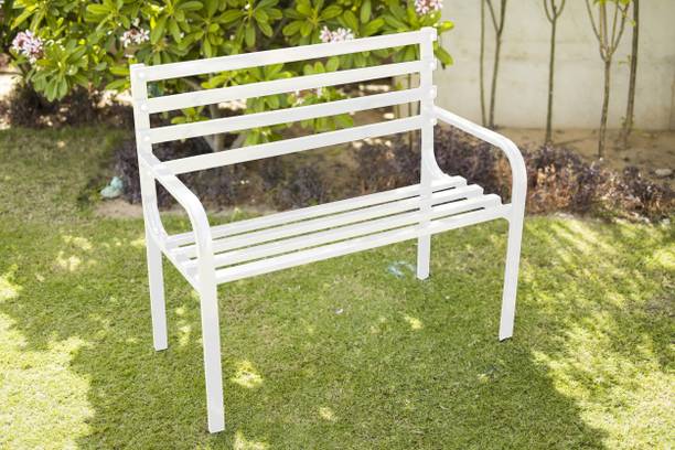 BRISHI Cast Iron Garden Bench for Indoor & Outdoor Park/Terrace/Balcony Metal 2 Seater