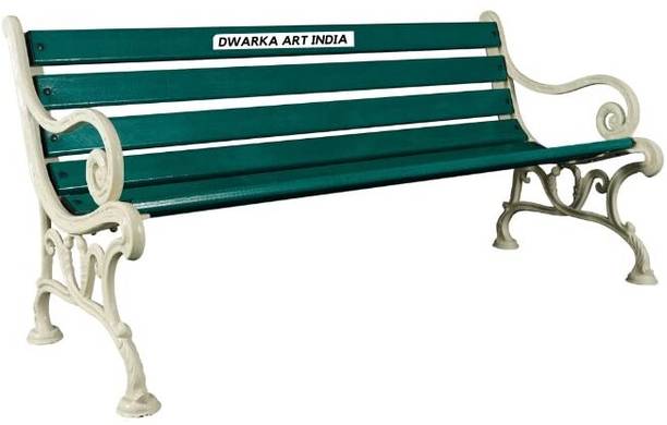 DWARKA ART Metal 3 Seater