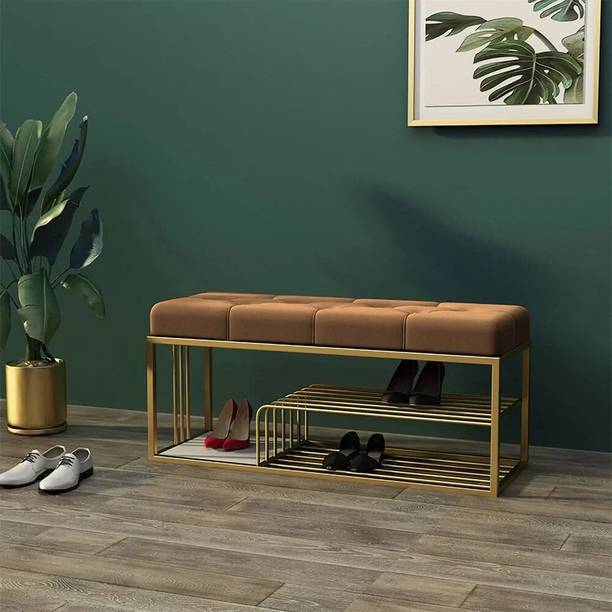 ZUHAIB CRAFTED LEGACY Modern Bench with Storage Bench Ottoman for Sitting Home and Office etc. Fabric 3 Seater