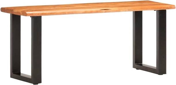 RuPSdecor Solid Wood Live Edge Bench Solid Wood 2 Seater