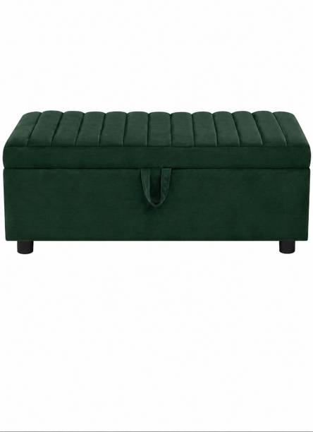 azhar Luxury Storage Ottoman Fabric 2 Seater