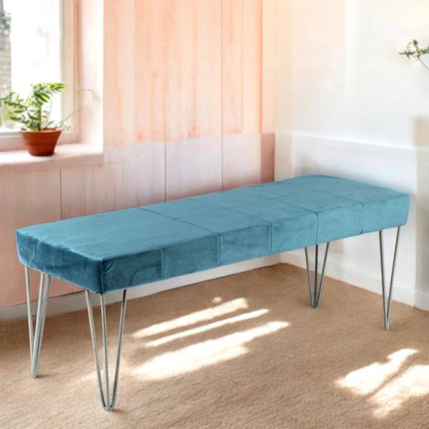 Flipkart Perfect Homes Belmont Sheesham Wood Mid Century Fabric 3 Seater