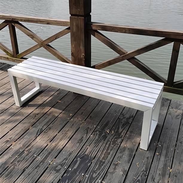 RAZASTEEL Outdoor Comfort Series Metal Bench for Garden, Park & Patio Use cm-100 Metal 3 Seater