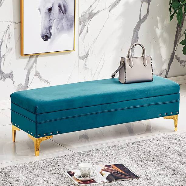 MAJESTIC MART Premium Bench Stool Living Room, Bedroom & Entryway Seating Bench Solid Wood 3 Seater