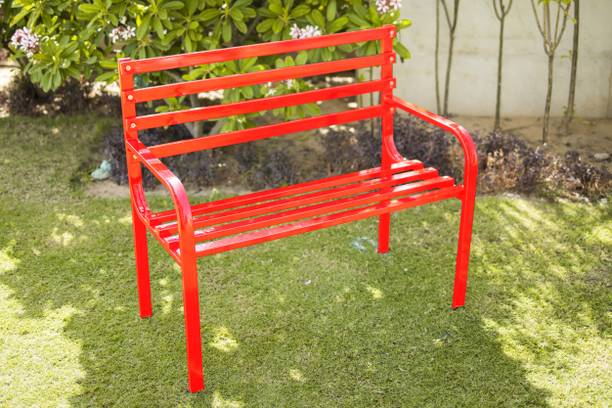 BRISHI Cast Iron Garden Bench for Indoor & Outdoor Park/Terrace/Balcony Metal 2 Seater