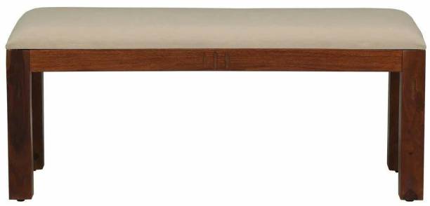 WOODTREND Sheesham Wood Bench for Living Room Home Furniture Wooden 2 Seater Bench Solid Wood 2 Seater