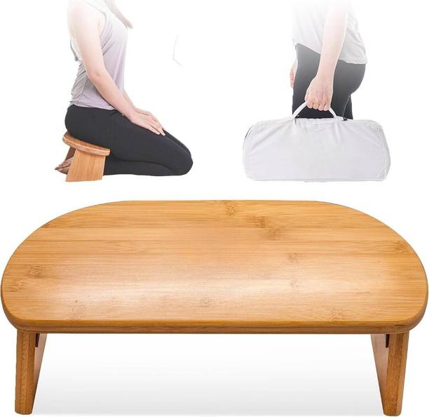 IRIS Meditation Bench Portable Kneeling Seiza Stool Cross Legged Meditation Chair Solid Wood 1 Seater