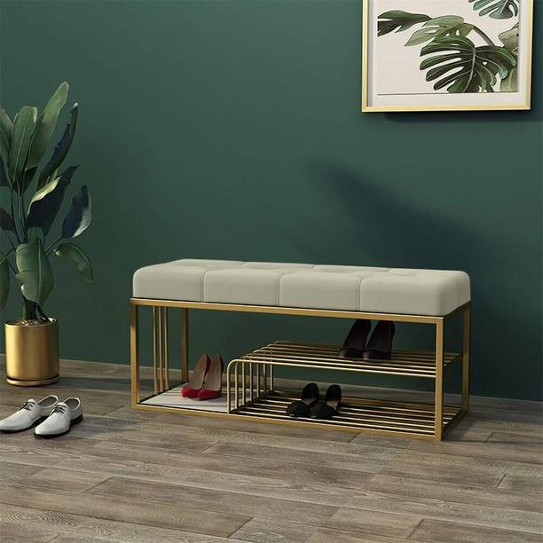 ZUHAIB CRAFTED LEGACY Modern Bench with Storage Bench Ottoman for Sitting Home and Office etc. Fabric 3 Seater