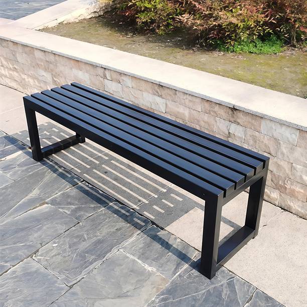 RAZASTEEL Raza Steel Modern Outdoor Bench 100cm Metal 3 Seater