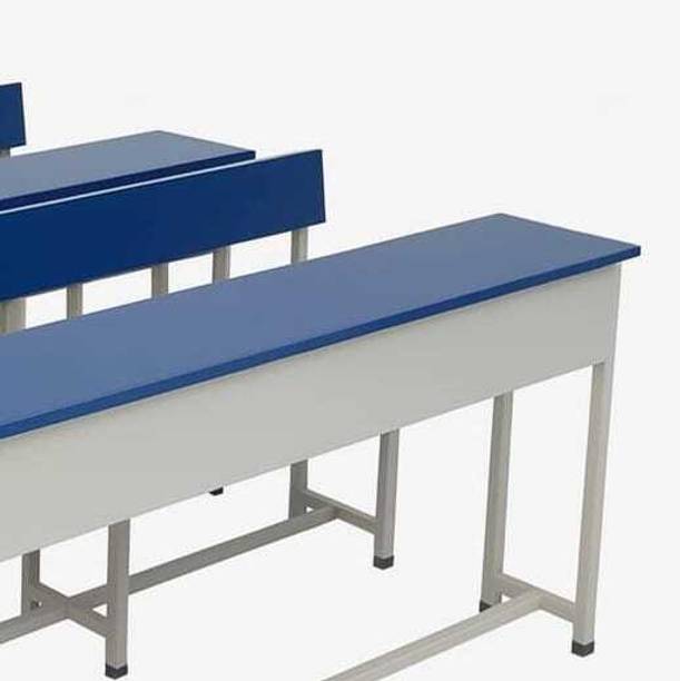 MM Furniture Home School Bench Metal 4 Seater
