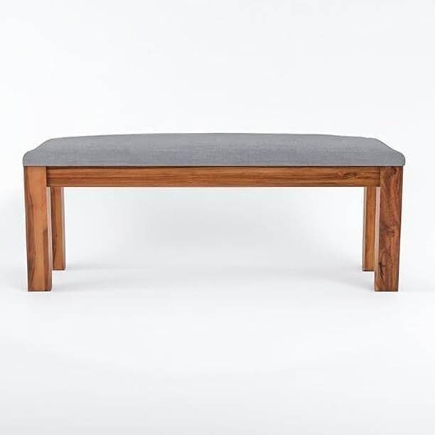 PAPA JET Modern Farmhouse Style Bench Solid Wood 3 Seater