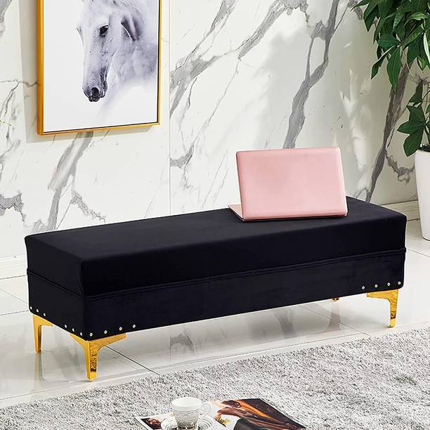 MAJESTIC MART Premium Bench Stool Living Room, Bedroom & Entryway Seating Bench Solid Wood 3 Seater